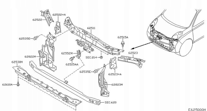 OCULAIRE DE COURROIE AVANT WZMOC GAUCHE NISSAN MICRA K12 photo 2 - milautoparts-fr.ukrlive.com