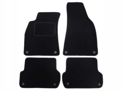 AUDI A4 B6 / B7 TAPIS DE VELOURS + ARRÊTOIRS COULEURS photo 1 - milautoparts-fr.ukrlive.com