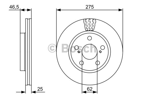 DISC BRAKE FRONT LEFT/RIGHT FITS DO: TOYOTA NOAH/VOXY PRIUS PLUS RAV 4 I photo 13 - milautoparts-fr.ukrlive.com