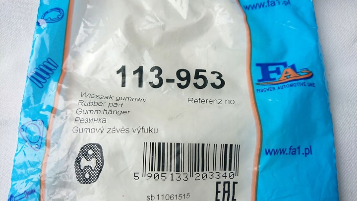 HANGER SILENCER VW AUDI 113-953/FIS FISCHER F-A1 113-953 UCHWYT, SYSTEM photo 6 - milautoparts-fr.ukrlive.com