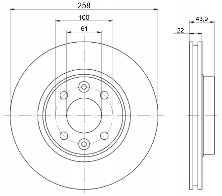 DISQUES MIKODA 1781 RENAULT THALIA II 08R- AVANT photo 2 - milautoparts-fr.ukrlive.com