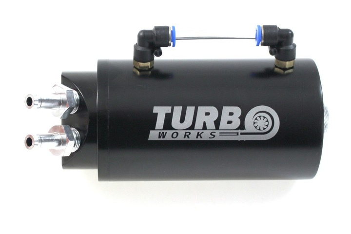 Oil catch tank TurboWorks 10mm Red photo 11 - milautoparts-fr.ukrlive.com