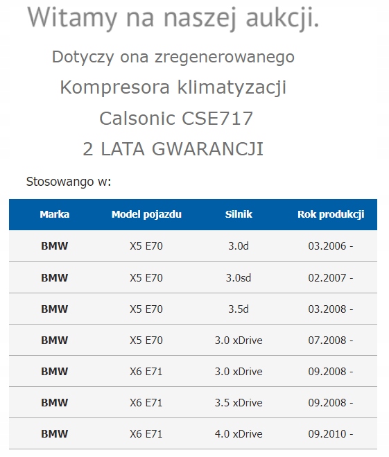 COMPRESSOR AIR CONDITIONER BMW X5 X6 E70 E71E72 24M GW photo 3 - milautoparts-fr.ukrlive.com