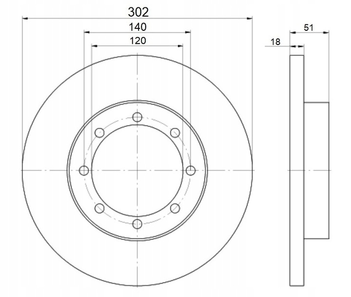 DISCS 1769 GT PADS NISSAN NV400 11R- REAR 302MM photo 2 - milautoparts-fr.ukrlive.com