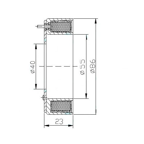 2202007 BOBINE COMPRESSEURS DU CLIMATISATEUR DU CLIMATISEUR DKV-08 DKV-09 DKV-10 NISSAN SUBARU photo 2 - milautoparts-fr.ukrlive.com