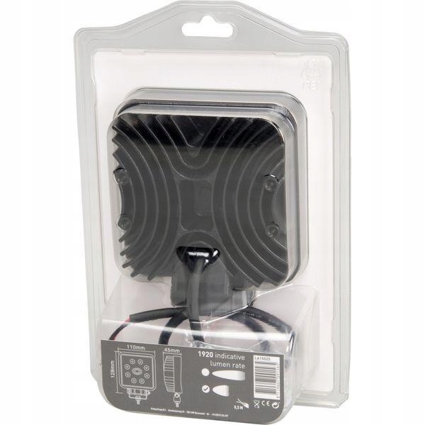 PHARE TRAVAILLÉ LED CARRÉE 24W 1920 LM 10/30V LANTERNE ROZPROSZONE 8 LED