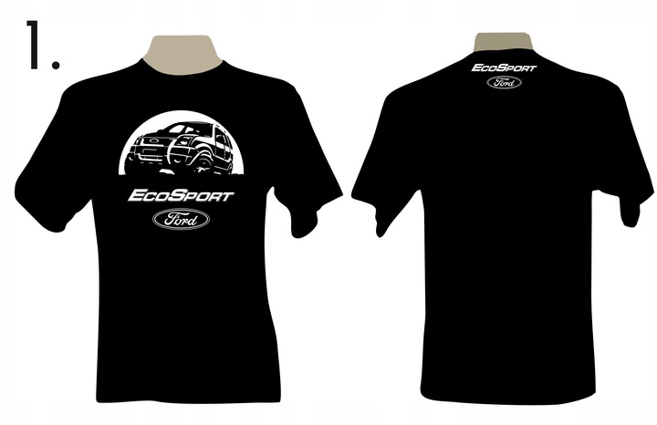 KOSZULKA T-SHIRT AVEC NADRUKIEM FAN FORD ECOSPORT photo 3 - milautoparts-fr.ukrlive.com