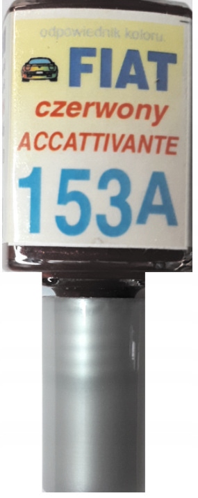 FIAT 293B ROSSO ESUBERANTE PEINTURE ZAPRAWKA VERS RYS