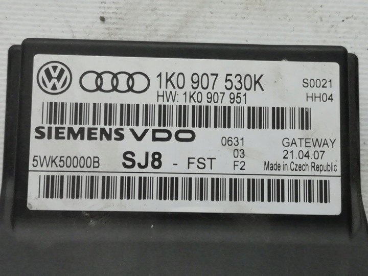 MODULE GATEWAY VOLKSWAGEN AVEC 1K0907530K photo 2 - milautoparts-fr.ukrlive.com