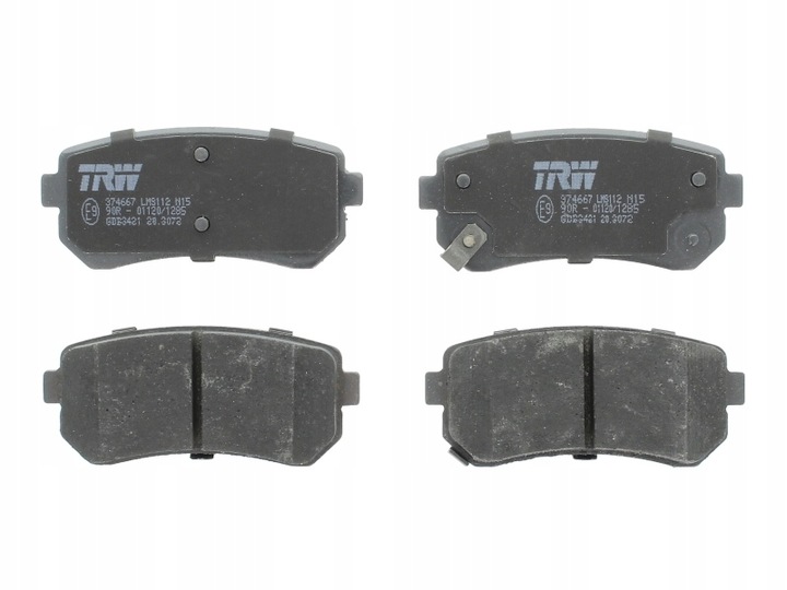 TRW PADS BRAKE REAR CITROEN C5 1.8-3.0 01- photo 1 - milautoparts-fr.ukrlive.com