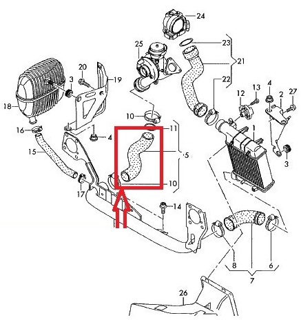 FIL TURBO DE RADIATEUR AUDI A4 B7 2.0 TDI photo 7 - milautoparts-fr.ukrlive.com