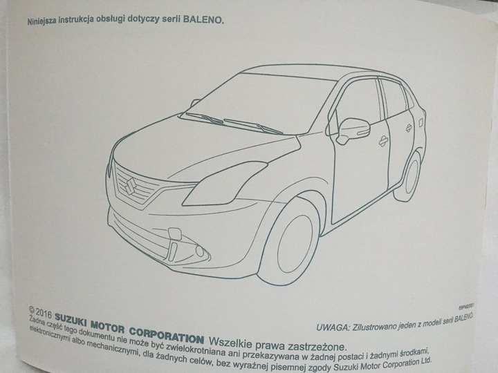 SUZUKI BALENO FROM 2015 POLSKA MANUAL SERVICE photo 2 - milautoparts-fr.ukrlive.com