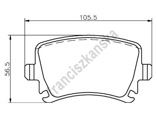 ORIGINAL PADS BRAKE REAR VW PASSAT B6 B7 CC GOLF V VI 5 6 PLUS CADDY photo 5 - milautoparts-fr.ukrlive.com