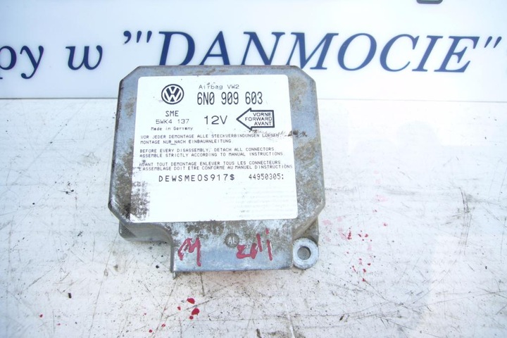 896/ 8 датчик airbag seat toledo i 6n0909603, Цена