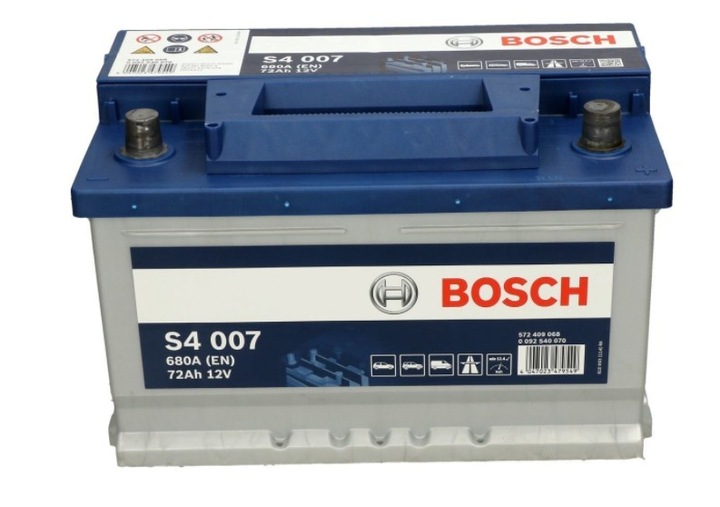 Акумулятор bosch 72ah 680a p+ 0092s40070, Ціна