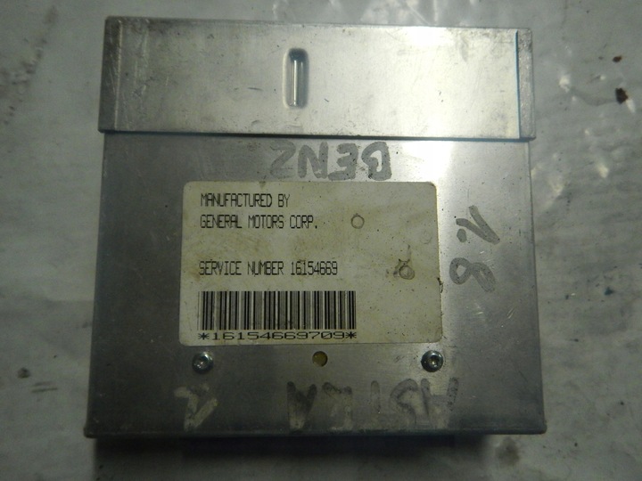 Блок управления двигателя opel astra i 16154669, Цена