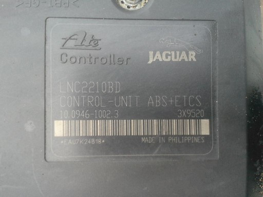 Насос abs jaguar xj xkr 100946-10023 lnc2210bd, Ціна