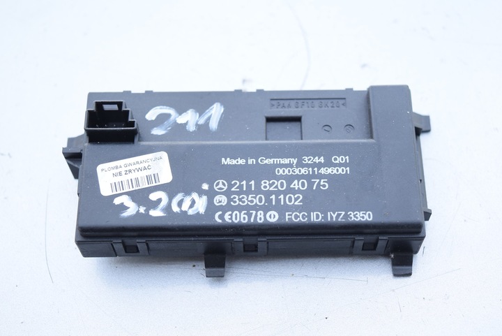 Mercedes w211 keyless go блок управления 2118204075, Цена