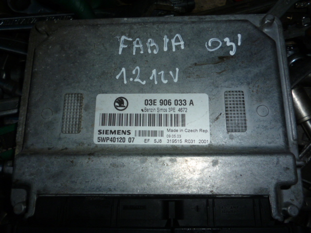 фото №1, Комп'ютер 1.2 ibiza fabia 02-08 03e906033a