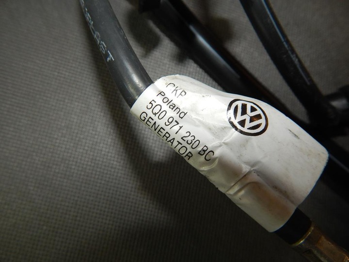 фото №3, Vw golf vii жгут генератора 5q0971230bc