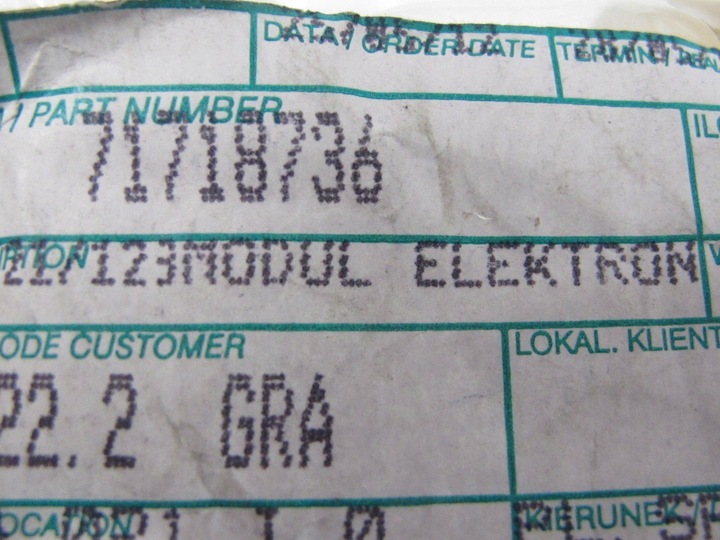 фото №7, 61.600.31a блок управления люк электрический lancia lybra