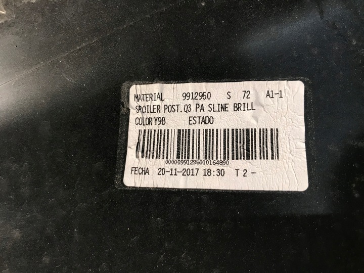 фото №6, Audi q3 8u рестайлинг s-line диффузор накладка спойлер