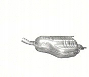 фото №1, Глушитель конечный opel zafira b poj.1,6+1,8+2,2