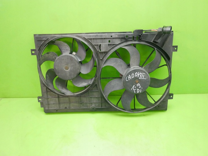 фото №1, Вентилятори радіатор vw caddy iii 2k 1.9 tdi 03-10