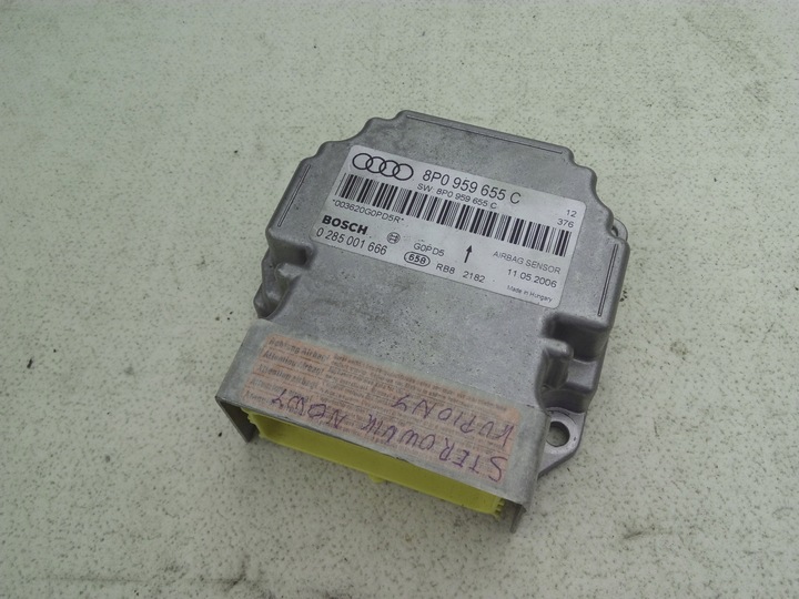 фото №1, Audi a3 8p датчик подушка безопасности 8p0959655c
