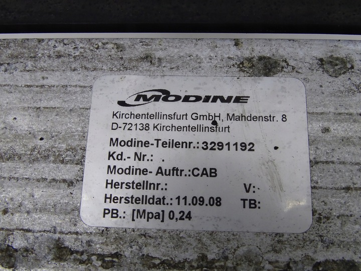 фото №3, Daf cf 85 євро 5 06-13 інтеркулер радіаторів повітря 3291192