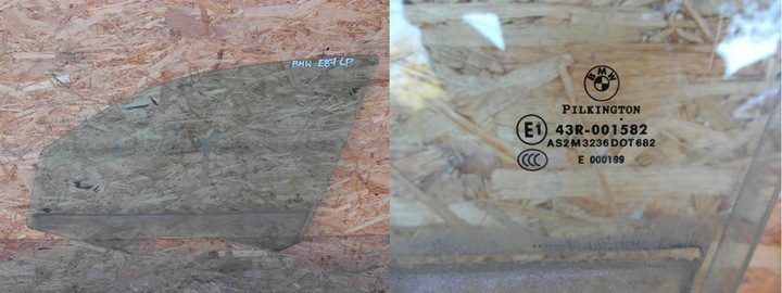 фото №1, Bmw e87 04-11 стекло дверь левая перед передняя pilkington