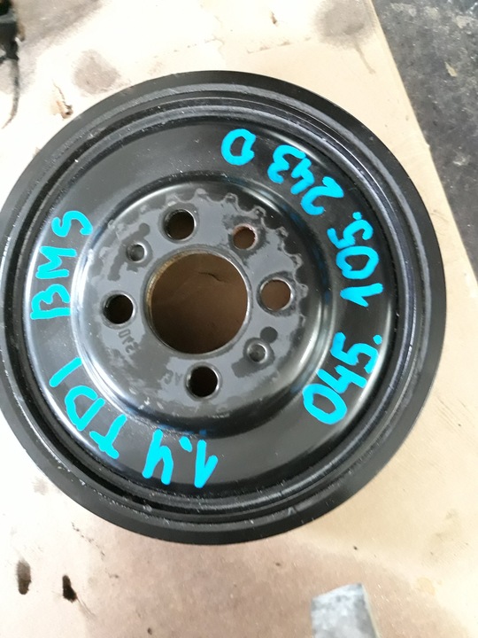 фото №1, Колесо ременное вала 1,4 tdi bms 045105243d