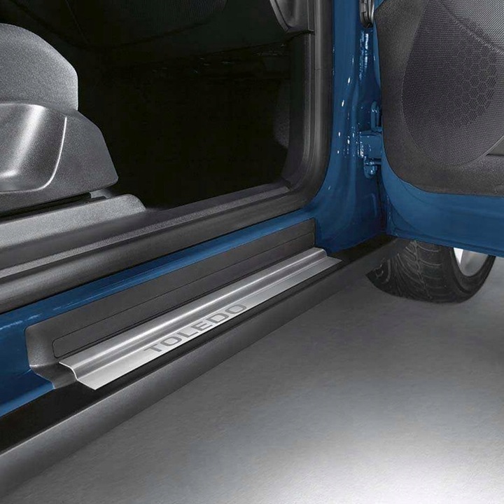 фото №1, Накладки планки порогові сталь seat toledo iii aso