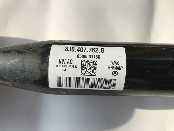 фото №2, Audi tt tts 8s полуось полуось правая 8j0407762g