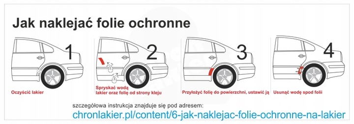 фото №5, Naklejka/folia защитная toyota yaris i крыло 5d