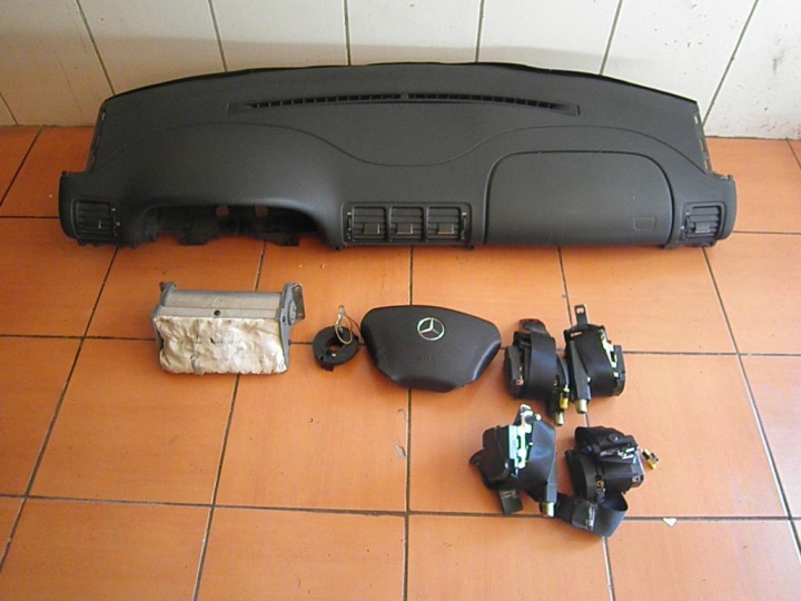 CONSOLLE CRUSCOTTO KIT COMPLETE AIRBAG AIRBAG AIR BAG ML W-163 W163 W 163