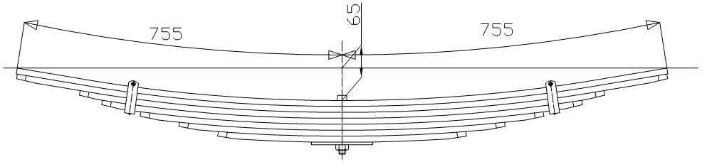 фото №1, Ресора ресори renault kerax задня 7p