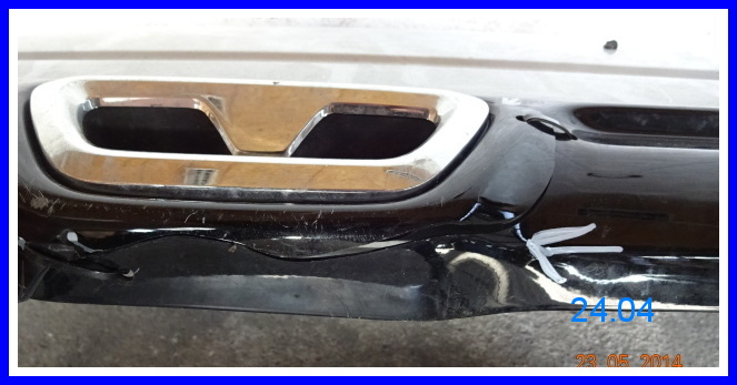 фото №7, Бампер задня задній citroen c1 14-15 хром