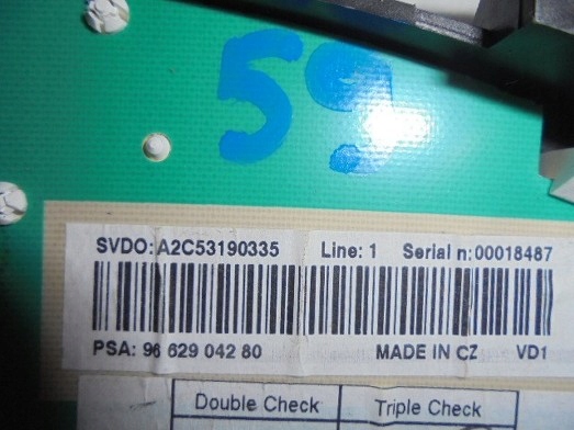 фото №4, Peugeot 207 счетчик приборы 9662904280 anglia