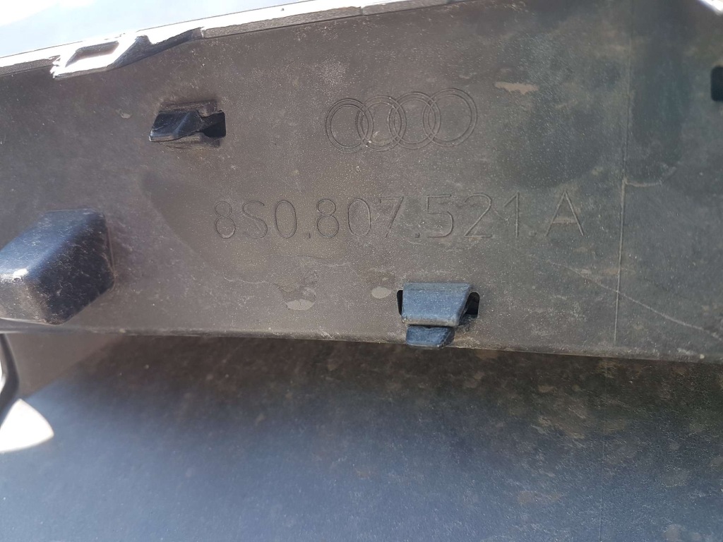 Спойлер бампера задня audi tt s-line 14- 8s0807521a Оригінал