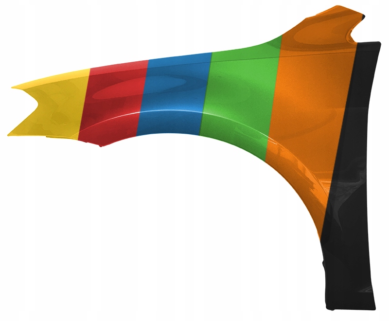 фото №10, Крыло левый do vw golf 7 vii 12-17 ld5l