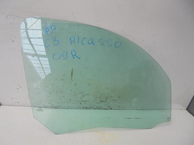 фото №1, Стекло дверь правый перед citroen c3 picasso