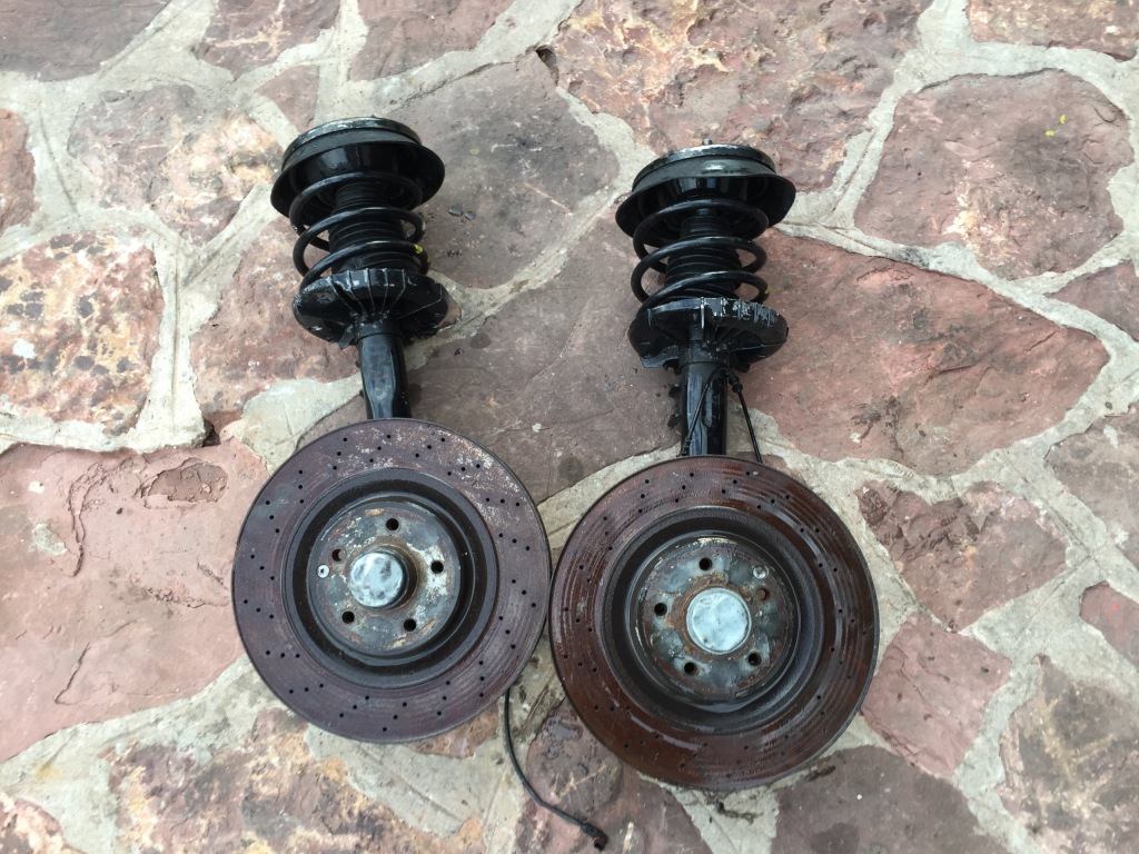 фото №1, Mercedes w203 поворотний кулак амортизатор лівий 3.2 v6