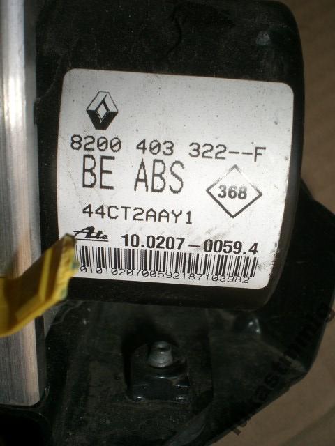 фото №3, Насос abs renault twingo ii 2008 8200403322f