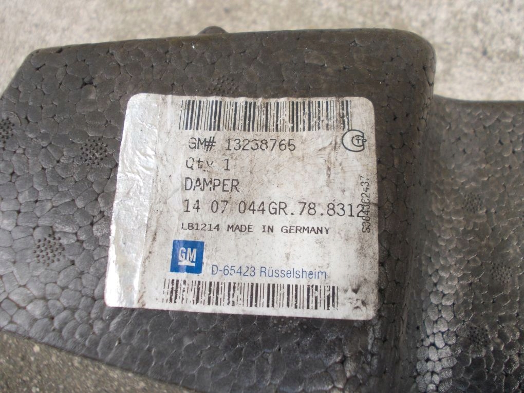 фото №5, Opel insignia абсорбер піна pod бампер