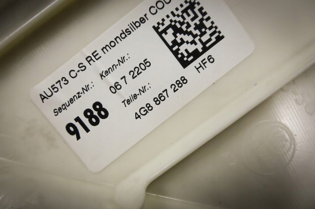 фото №6, Защита обивка стойка audi a7 4g8 4g8867288 hf6