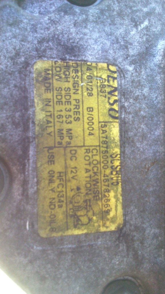 фото №7, Fiat idea panda компрессор кондиционера 5a7875000