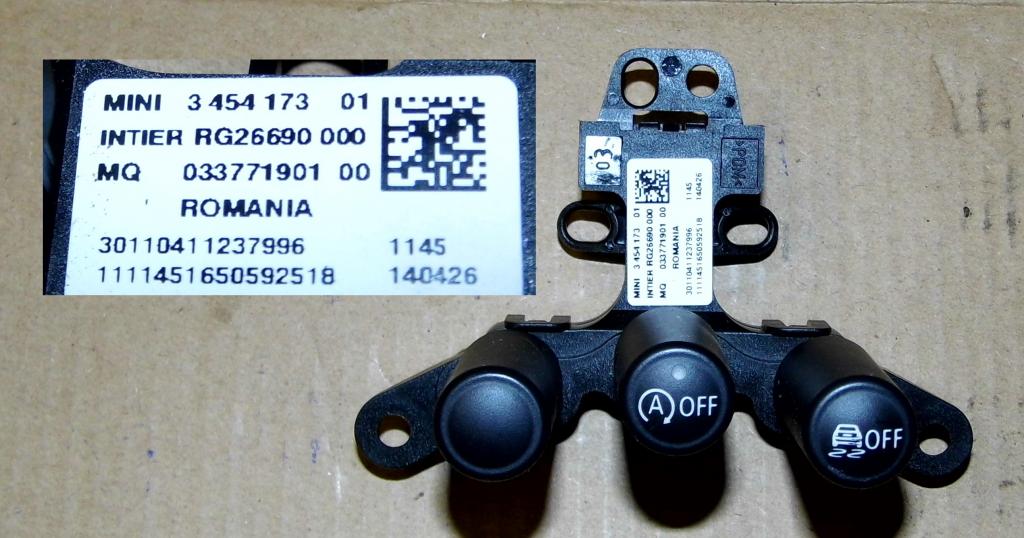 фото №1, Mini r56 r57 lift перемикач dcs esp abs 3454173