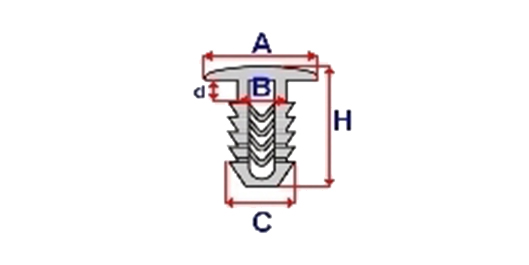 фото №3, Кліпса оббивочний peugeot partner xsara picasso