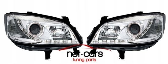 Ліхтарі  фари opel zafira a 99-05 dayline led хром сріблястий Ціна